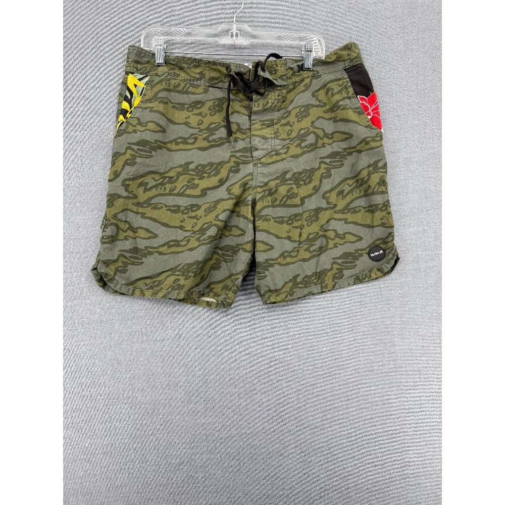Hurley One & Only Cool By The Pool Mens Camo Hybrid Board Shorts Mens 36 9"